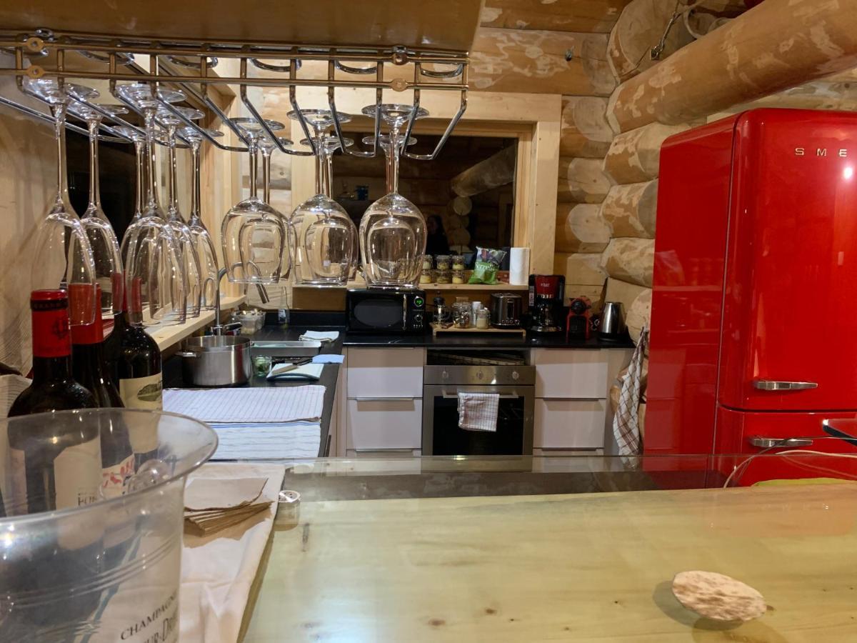 Chalet Anzac Chalet 5 Etoiles En Rondins Tout Neuf Unique Dans Les Aravis Les Villards-sur-Thônes المظهر الخارجي الصورة