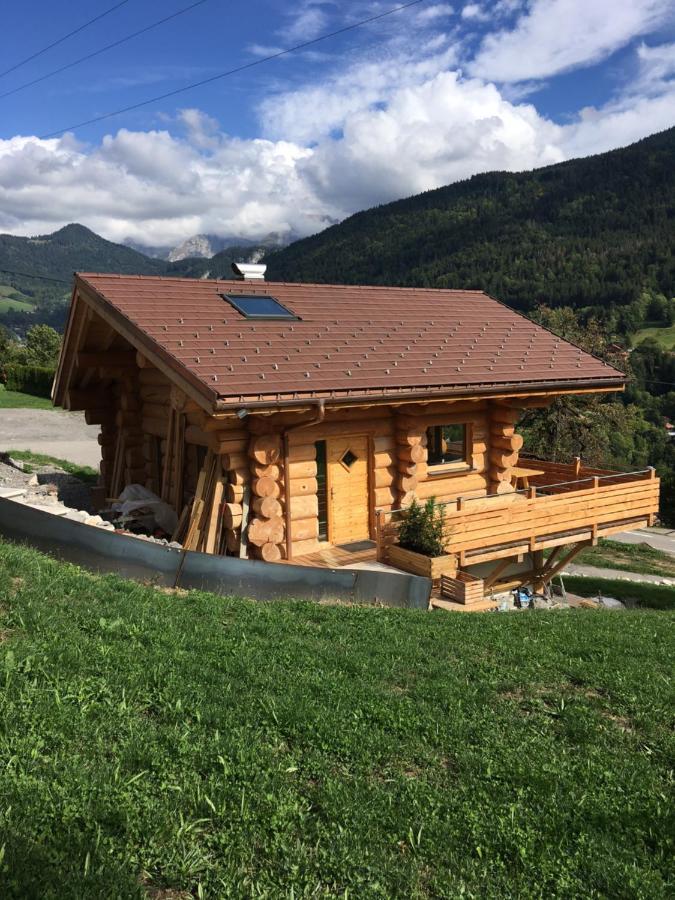 Chalet Anzac Chalet 5 Etoiles En Rondins Tout Neuf Unique Dans Les Aravis Les Villards-sur-Thônes المظهر الخارجي الصورة