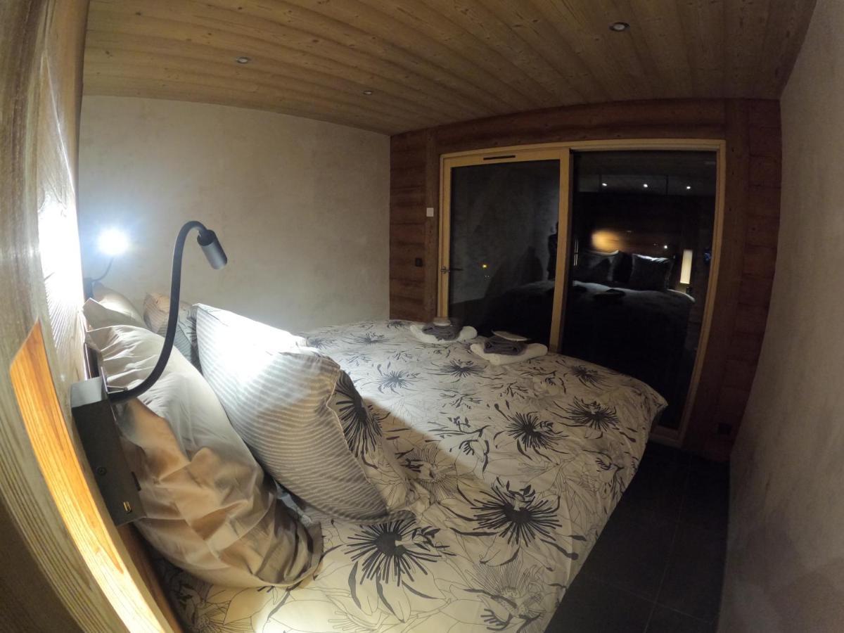 Chalet Anzac Chalet 5 Etoiles En Rondins Tout Neuf Unique Dans Les Aravis Les Villards-sur-Thônes المظهر الخارجي الصورة