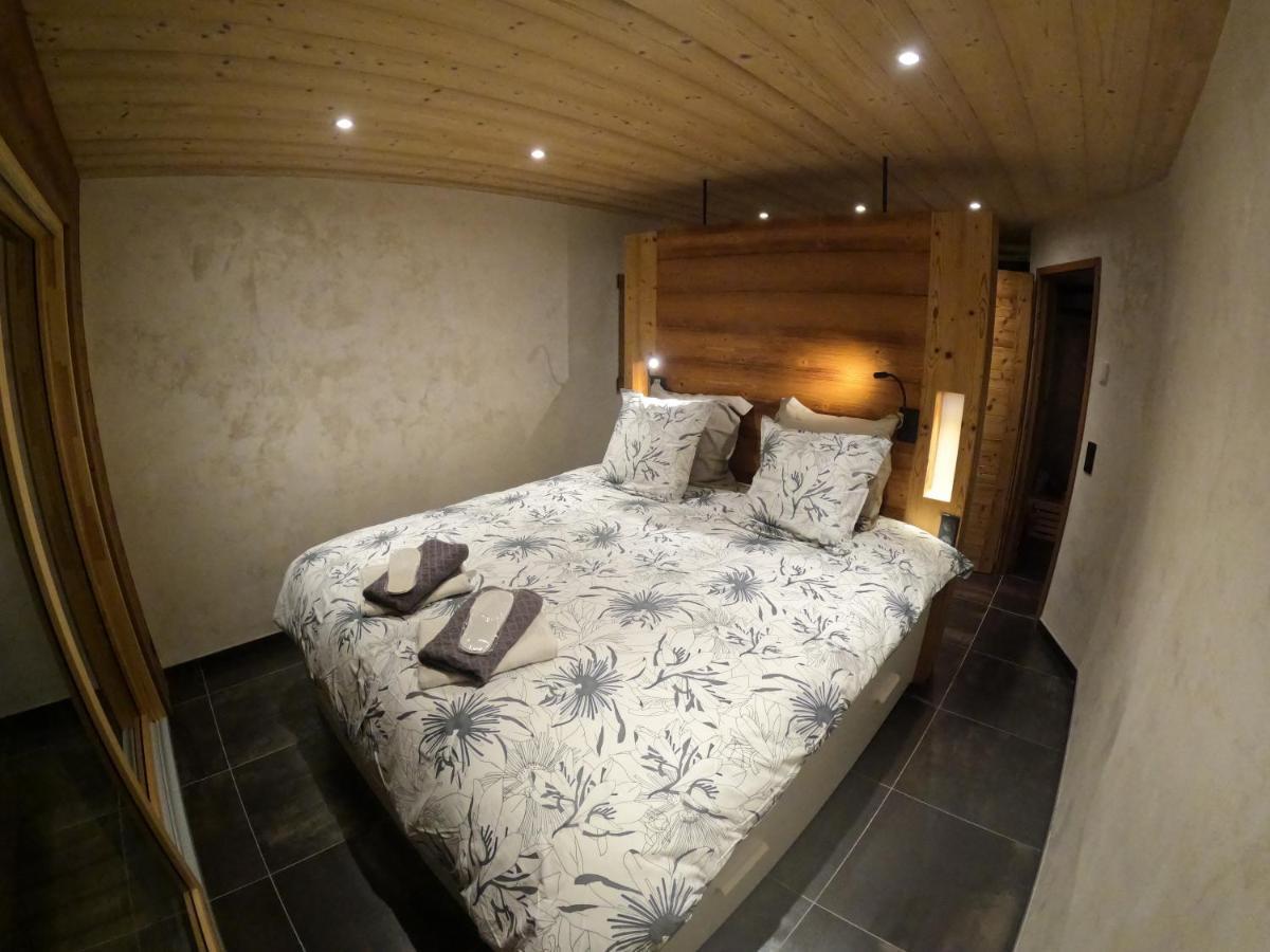 Chalet Anzac Chalet 5 Etoiles En Rondins Tout Neuf Unique Dans Les Aravis Les Villards-sur-Thônes المظهر الخارجي الصورة