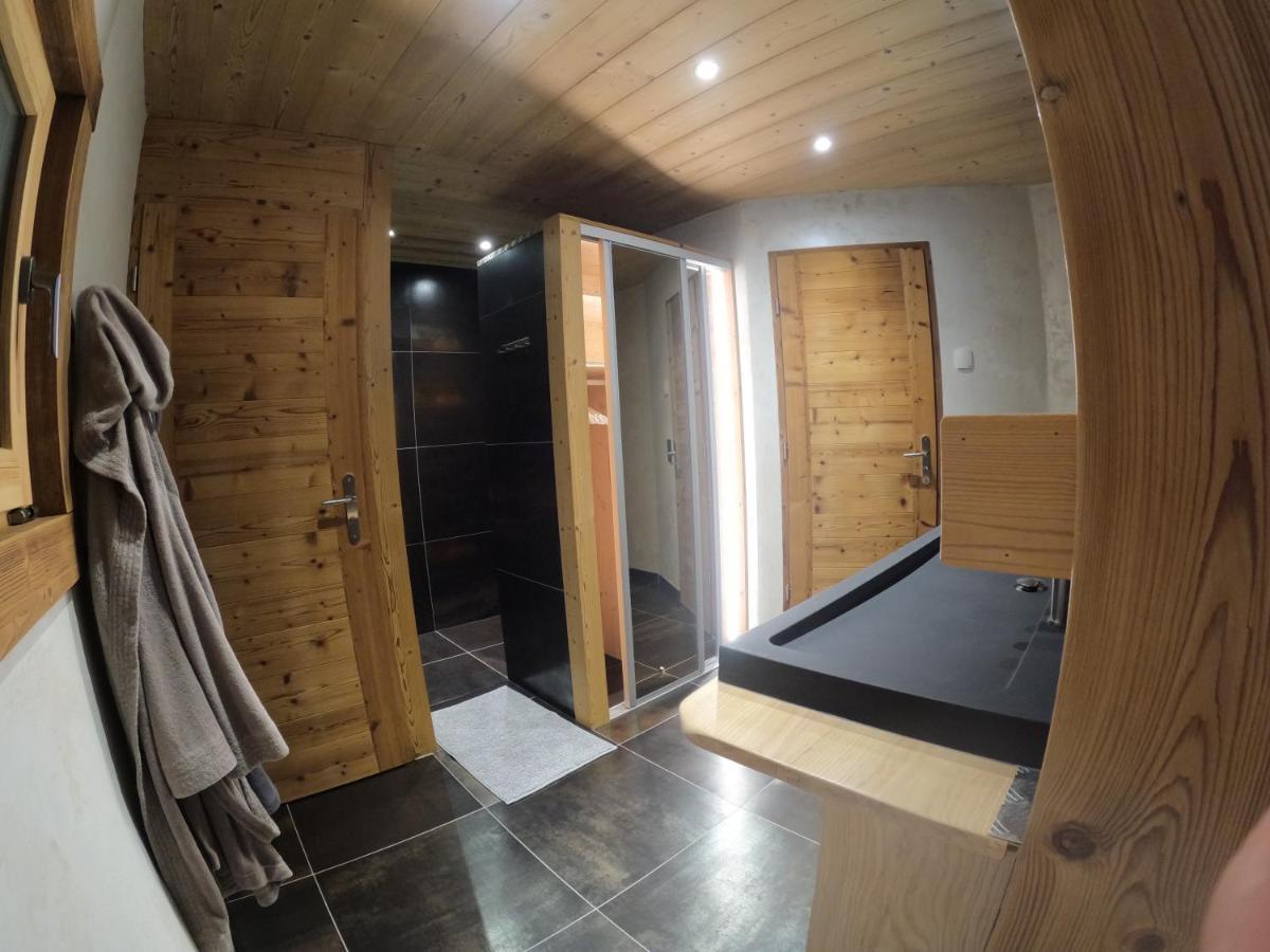Chalet Anzac Chalet 5 Etoiles En Rondins Tout Neuf Unique Dans Les Aravis Les Villards-sur-Thônes المظهر الخارجي الصورة