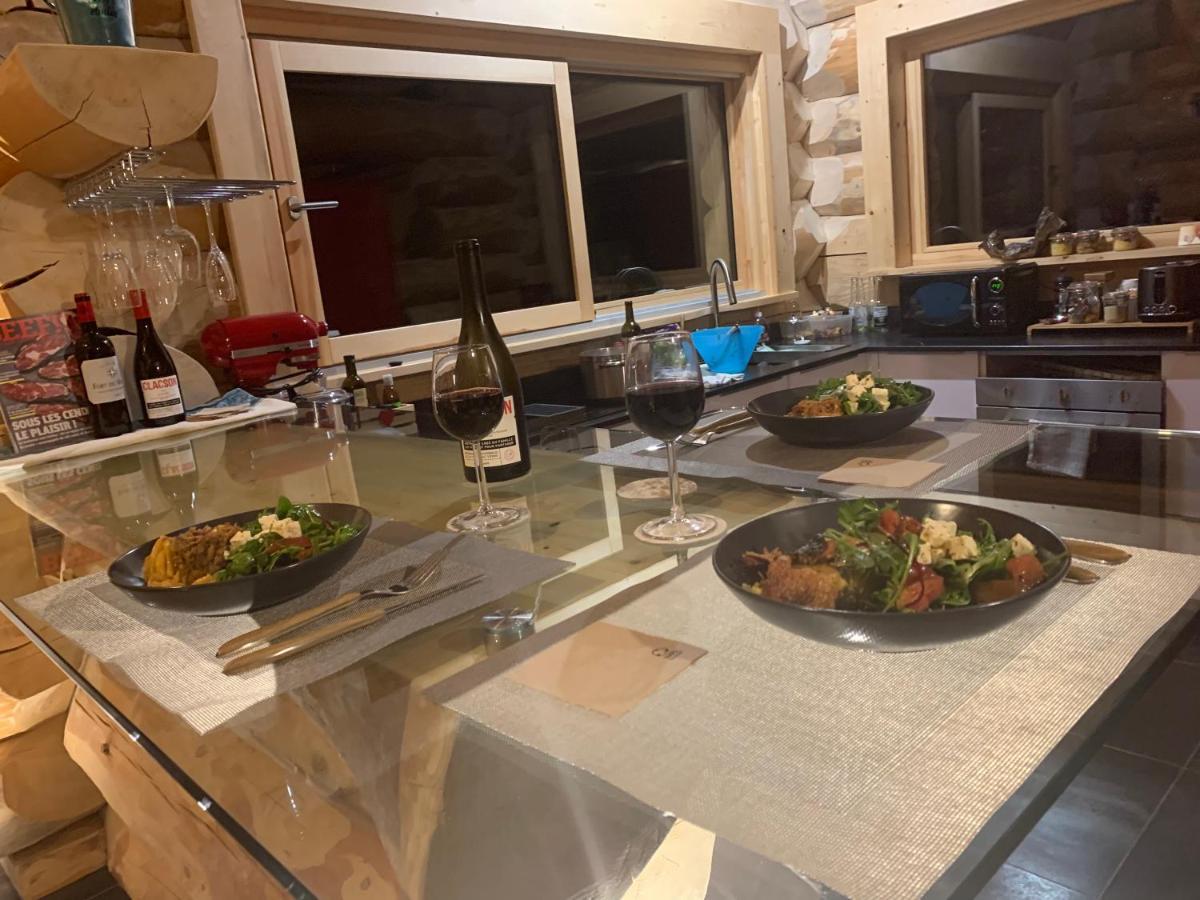 Chalet Anzac Chalet 5 Etoiles En Rondins Tout Neuf Unique Dans Les Aravis Les Villards-sur-Thônes المظهر الخارجي الصورة