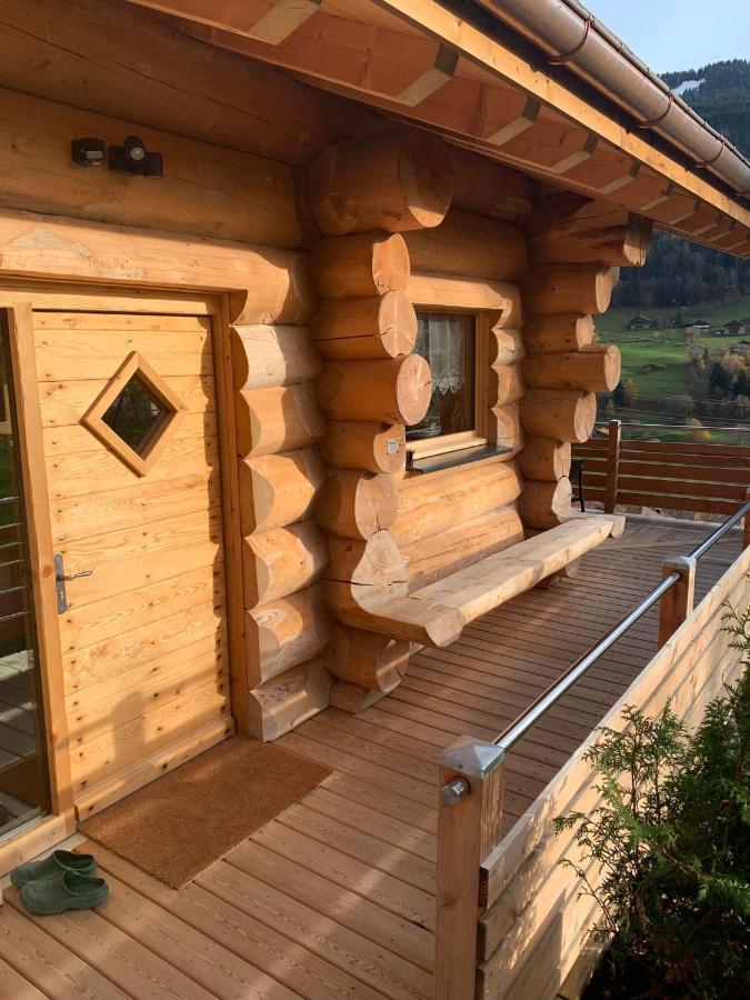 Chalet Anzac Chalet 5 Etoiles En Rondins Tout Neuf Unique Dans Les Aravis Les Villards-sur-Thônes المظهر الخارجي الصورة