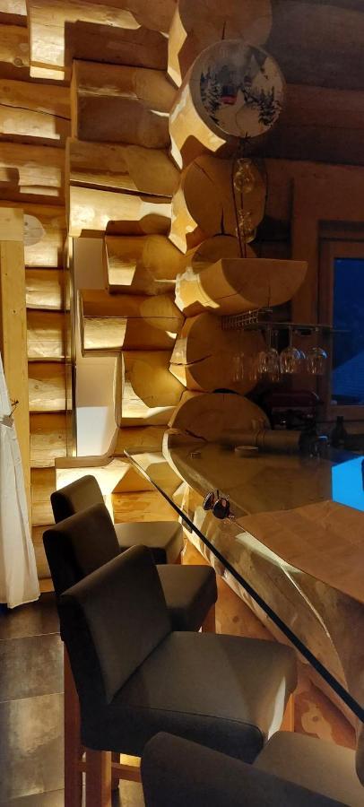 Chalet Anzac Chalet 5 Etoiles En Rondins Tout Neuf Unique Dans Les Aravis Les Villards-sur-Thônes المظهر الخارجي الصورة