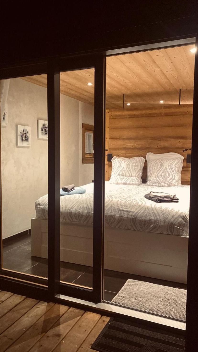 Chalet Anzac Chalet 5 Etoiles En Rondins Tout Neuf Unique Dans Les Aravis Les Villards-sur-Thônes المظهر الخارجي الصورة